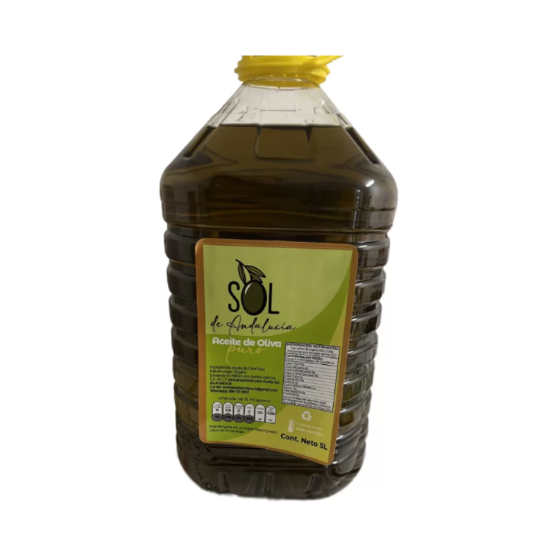 ACEITE PURO DE OLIVA ESPAÑOL ANDALUCIA 5L