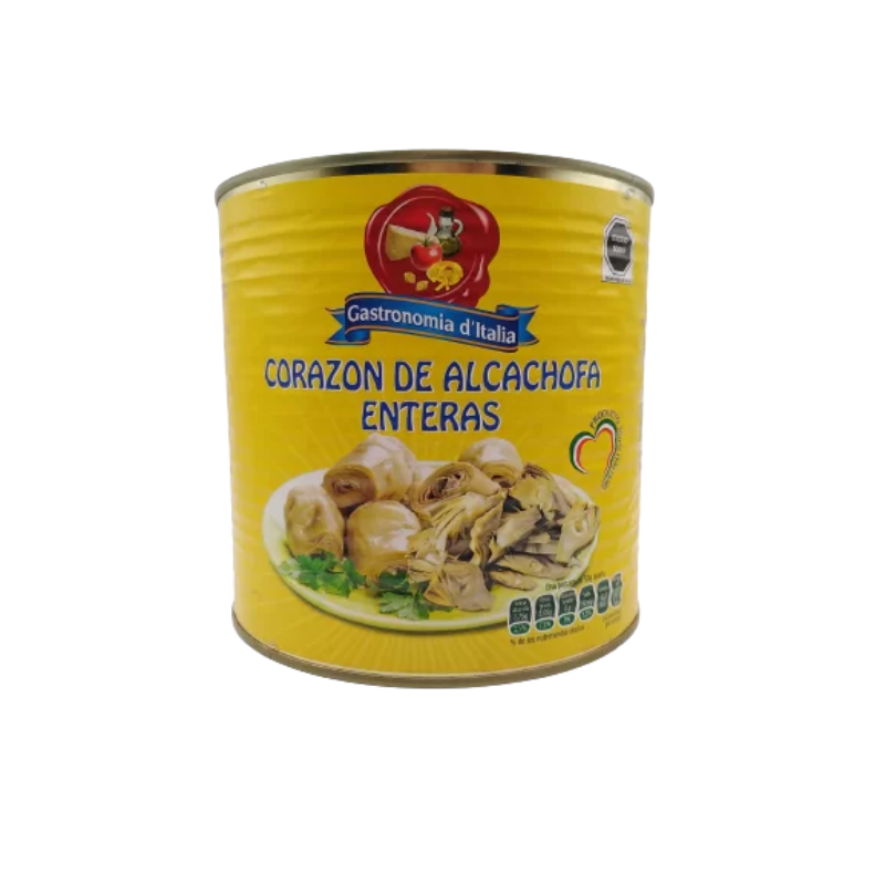 CORAZÓN DE ALCACHOFA ENTERA AL NATURAL ITALMEDITERRANEA 2.4KG