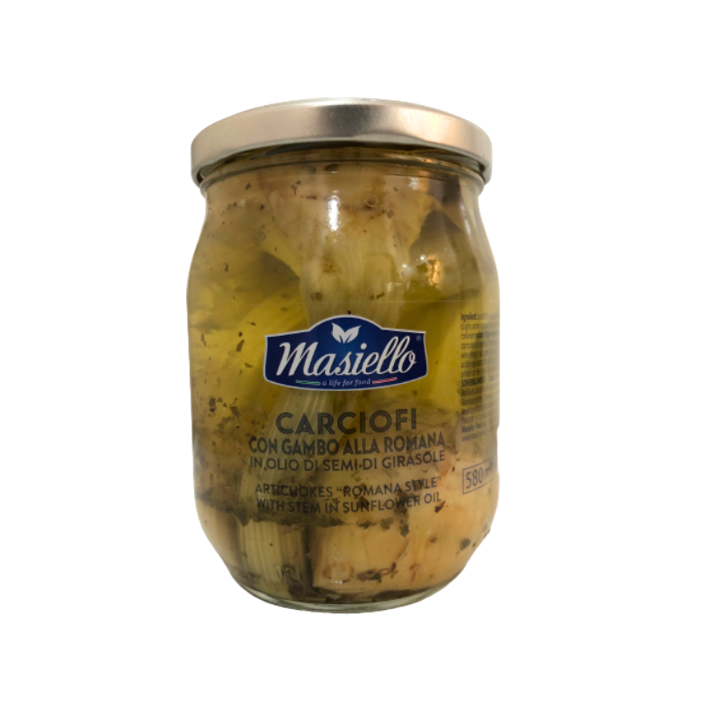 ALCACHOFA A LA ROMANA MASIELLO 510GR/ MASA DRENADA 310GR