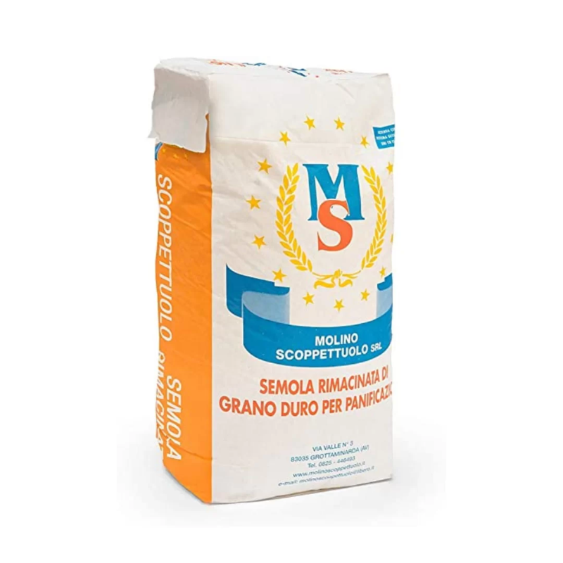 HARINA SEMOLA RIMACINATA SCOPPETTUOLO 5KG