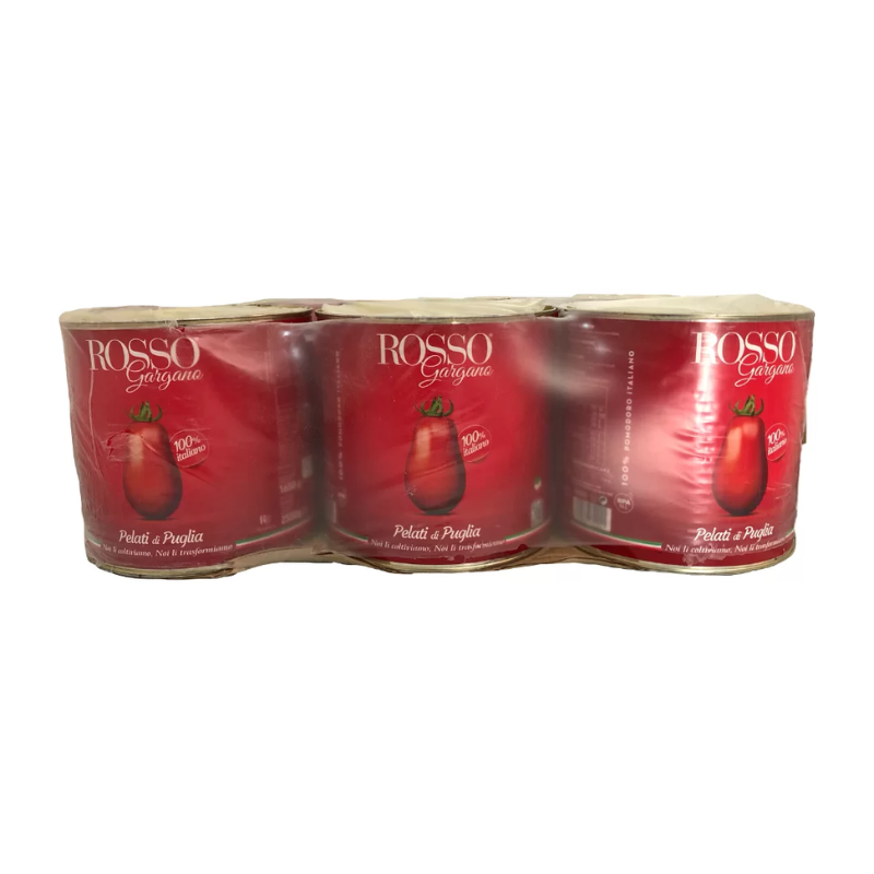 CAJA JITOMATE PELADO ROSSO GARGANO 2.5KG