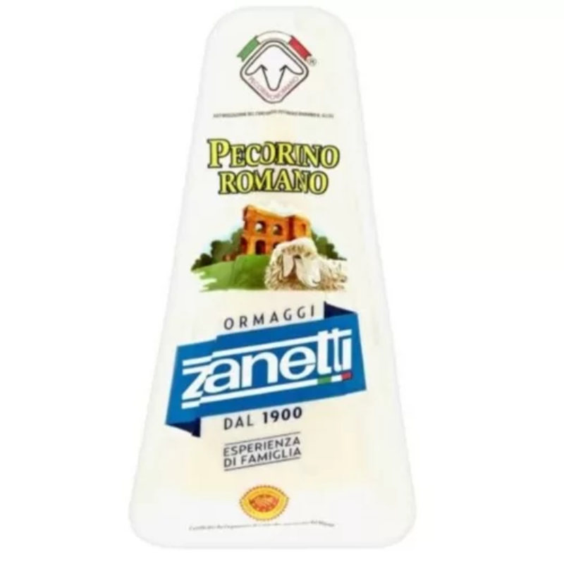 PECORINO ROMANO DOP CUÑA ZANETTI 500GR ($/KG) APROX