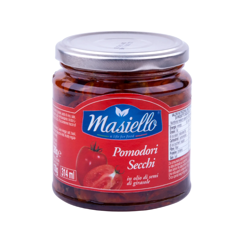 JITOMATE DESHIDRATADO MASIELLO 280 GR