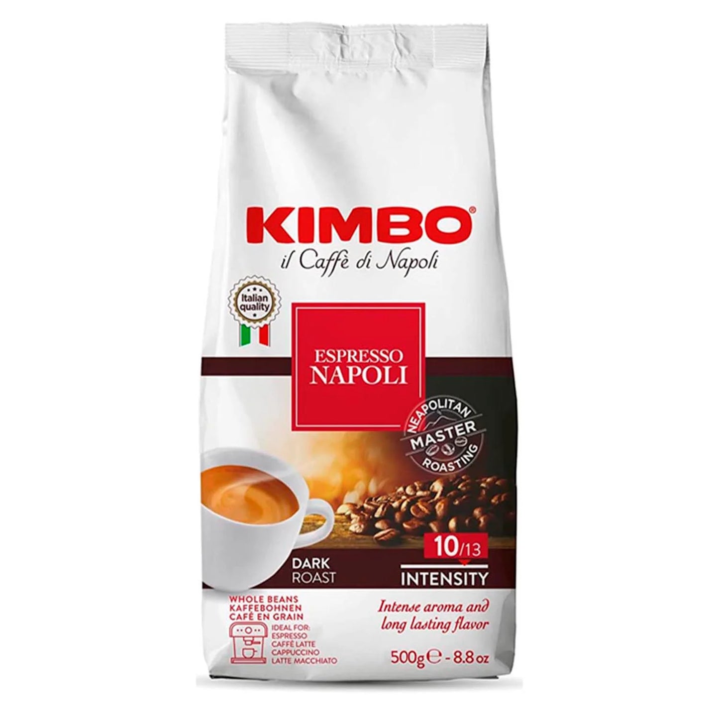 CAFÉ ESPRESSO NAPOLES EN GRANO 500GR