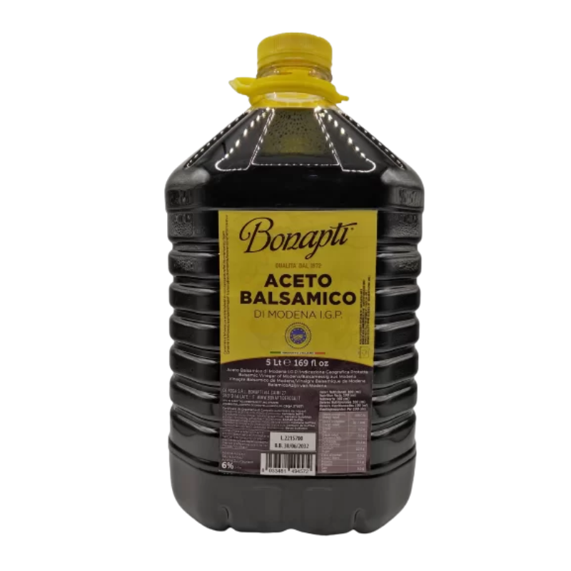 VINAGRE BALSAMICO BONAPTI 5LT