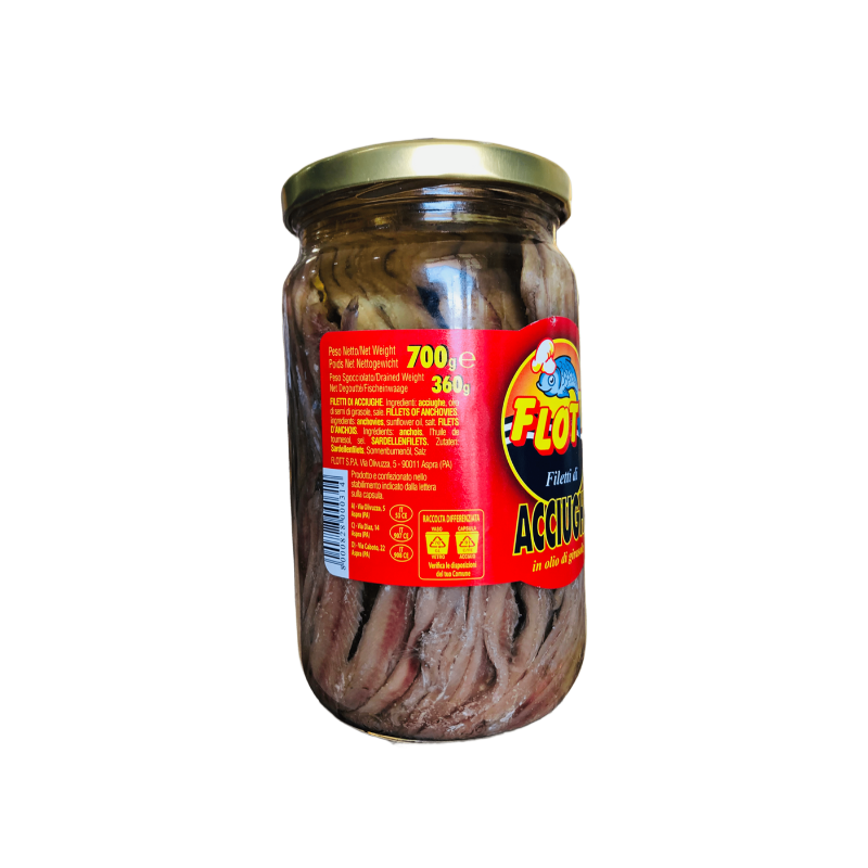 ANCHOA ITALIANA FLOTT 700GR/MASA DRENADA 360GR