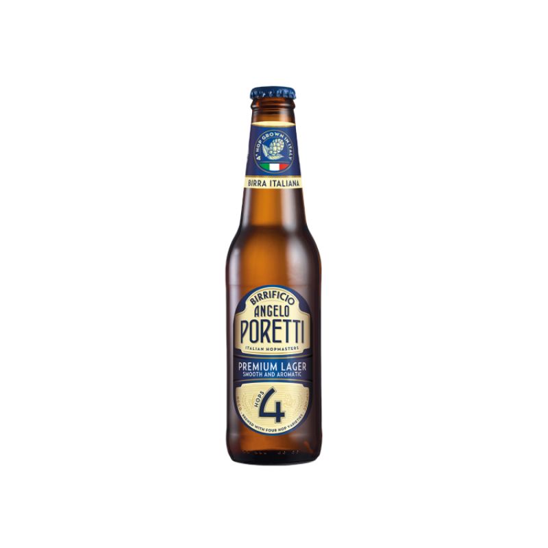 CERVEZA 4 LUPPOLI PORETTI 330ML