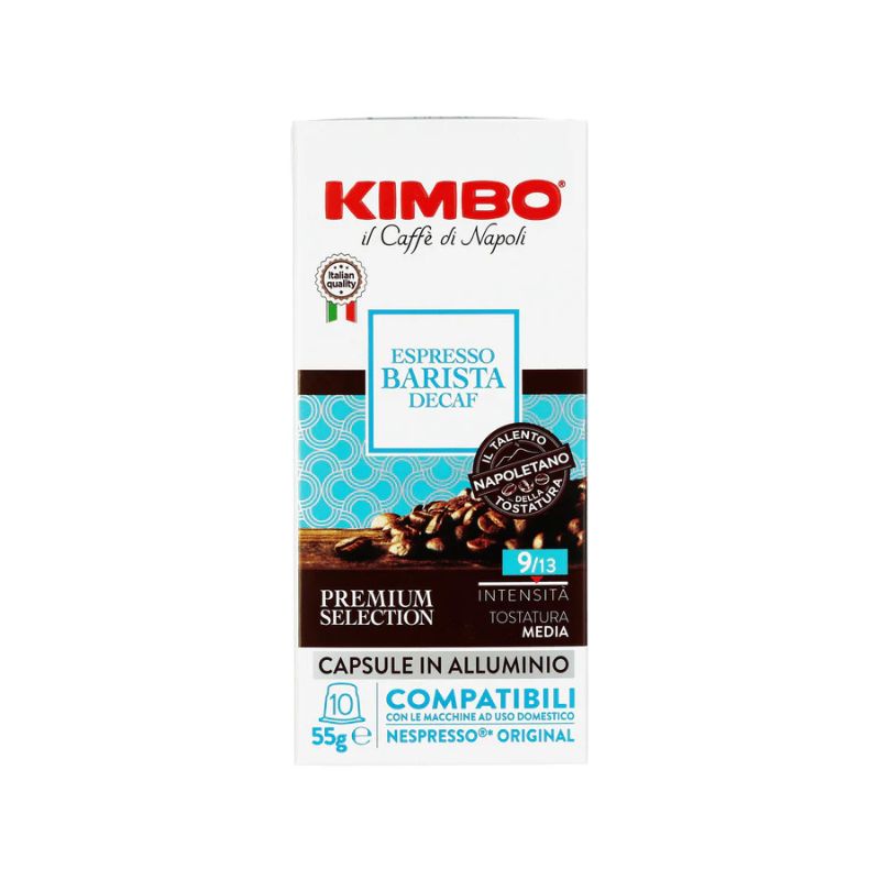 CAPSULA NESPRESSO KIMBO DESCAFEINADO 10 CAPSULAS DE 55GR C/U