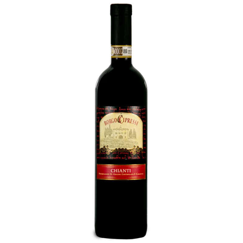 VINO TINTO CHIANTI BORGO CIPRESI DOCG 750ML