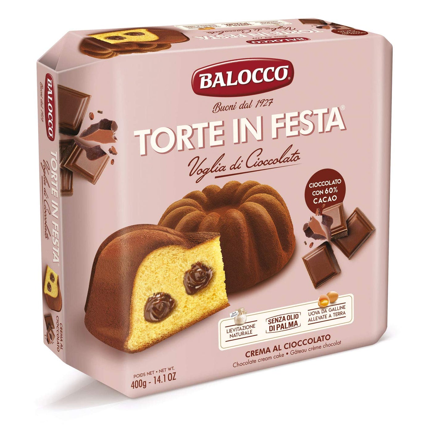 TORTA CIOCCOLATO BALOCCO 400GR